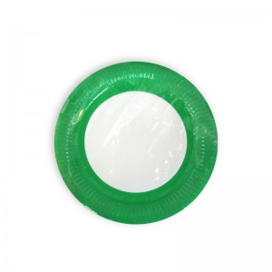 Professionele productie goedkope wegwerp papieren servies partij servies set leverancier