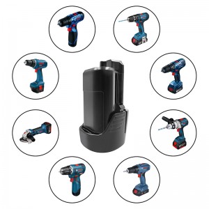 Li-ion 10.8V 1500mAh vervangende batterijen voor Bosch elektrisch gereedschap BAT411, BAT412, BAT413
