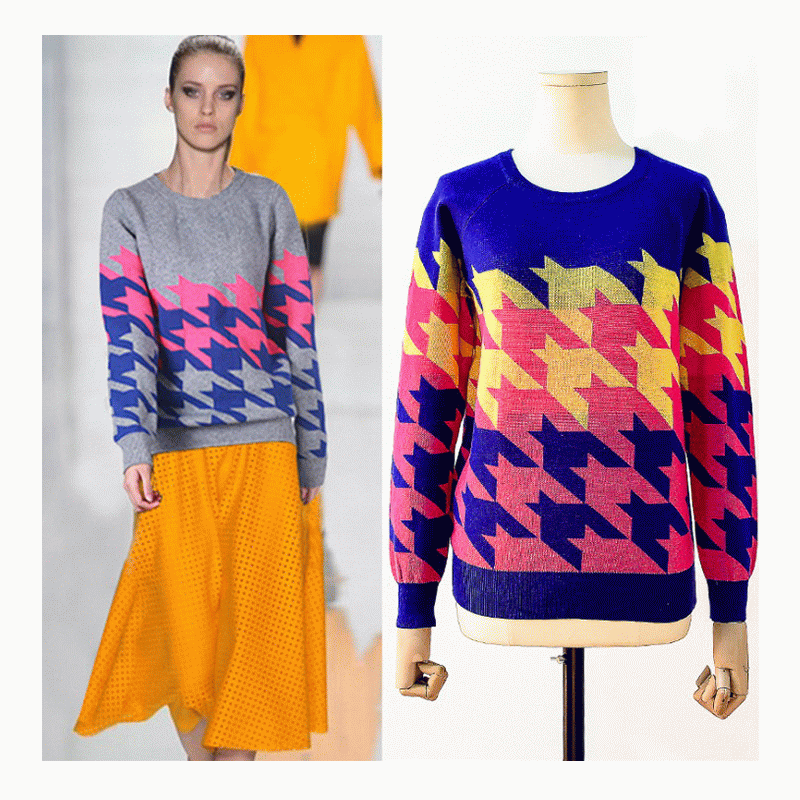 Nieuwe collectie warme dames mooie kleuren Pullover Sweater Tops