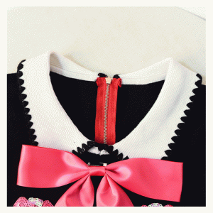 Dameskleding Aangepaste bloem borduurwerk Pullover Sweaters gebreid