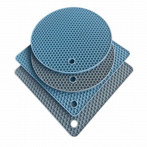 modieuze aaien Duurzame siliconen onderzetters van rubber