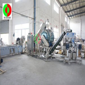 Peper snijden en reinigen van productielijn