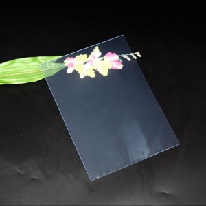 Hete verkoop 1 mm stijve dikke transparante kunststof PVC plaat voor lasersnijden