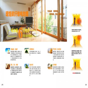 Koolstofvezel vloerverwarming