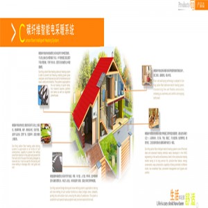 Koolstofvezel vloerverwarming