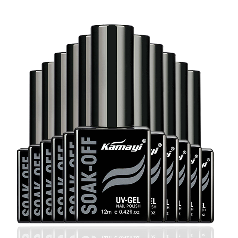 kamayi 72 kleuren professionele nagelvrije UV / LDE sneldrogende nagellak gel