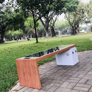 Solar Products Trending 2019 Rugloos Park Bench Seat Smart Street-meubilair