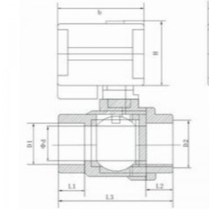 CKV20. reeks van tweedraads gemotoriseerde klep