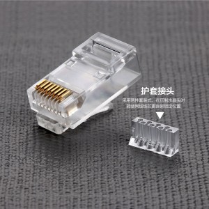 CAT5 CAT5E CAT6 Connector 8P8C UTP Vergulde Ethernet-kristalkop