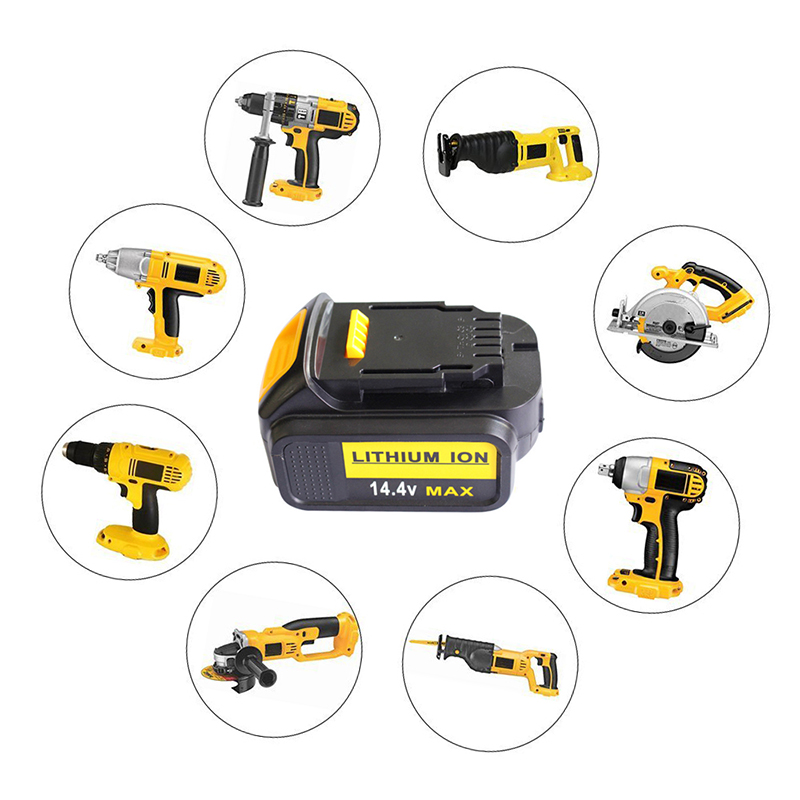 Dewalt DCB140 Goedkope vervangende accu-boorbatterijen 14,4 V 3000 mAh batterij