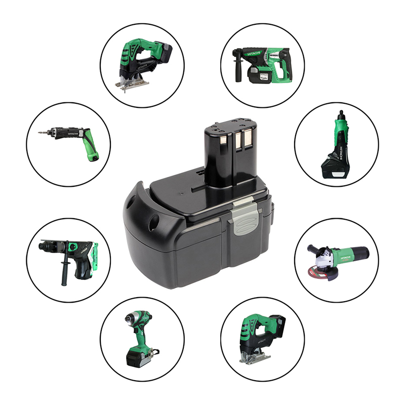 Online accu gereedschap Accu's 18V 3000mAh Li-ion batterij voor Hitach BCL1830, EBM1830