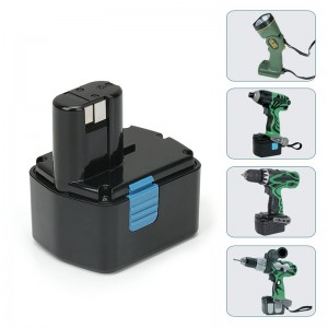 Beste koop Ni-Cd 14.4V 1500mAh Batterijen vervangen Oplaadbare boor voor Hitach EB14H, EB1424, EW1414