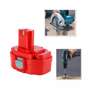 1822, 1823, 1834, 1835 18V 3000mAh Ni-Mh vervangende handgereedschapbatterijen voor Makita