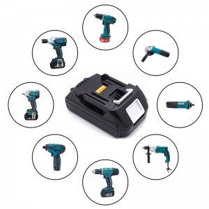 Li-ion 18V 1500mAh 5 cellen elektrische boorbatterijreparatie voor Makita BL1815, BL1820, BL1825