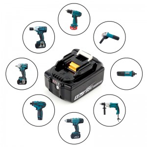 BL1815, BL1820, BL1825 18V 5000 mAh Li-ion vervangende draadloze batterijboor