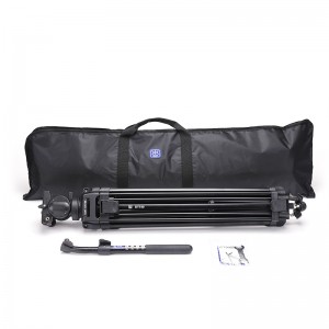 DIAT nieuwe DT750 videocamera ondersteunt statief drie secties 1.7 meter hoog DSLR zwaar statief