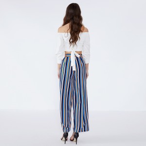 2019 Dames Fancy New Design Stripe Girls Fashion Pant