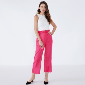 Mouwloze dames Wit modeontwerp Dame blouse Roemeense snijden katoenen blouse afstemmen