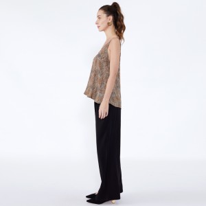 Nieuwste ontwerp losse Streetwear damesbroek zwarte jas broek JSDJ2516