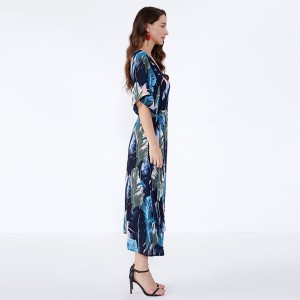 Afrikaans design Elegante dames Dame Mode Chiffon Jurk Casual Jurken Zomer JSDJ2558