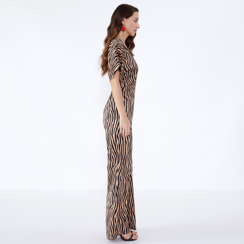 Party Nordic Way Volwassen hoge kwaliteit Tiger Stripe Jumpsuit JCGJ190315073