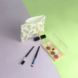 Hoogwaardige en milieuvriendelijke cosmetische zak met ananasvezels