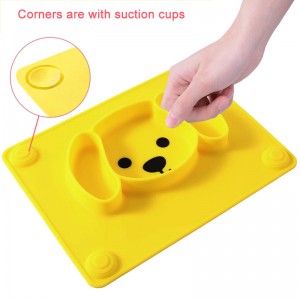 Slipbestendige onbreekbare BPA-vrije babyvoedingbakjes