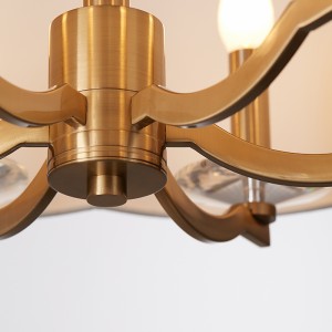 Moderne minimalistische ronde decoratieve slaapkamer studie kroonluchter Km2119