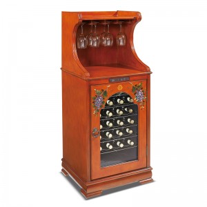 Oude stijl massief houten wijnkoeler unieke modieuze wijnkelder 5-22 ℃