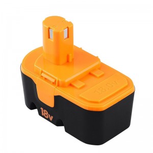 Ni-Mh 3000 mAh 18 V Power Tools-batterijpakket voor Ryobi ABP1801, ABP1803