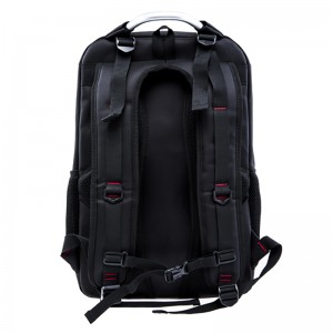 17SA-6599F Grote meerdere zakken Metalen handvat topkwaliteit oxford nylon 15.6 inch waterbestendige laptoprugzak