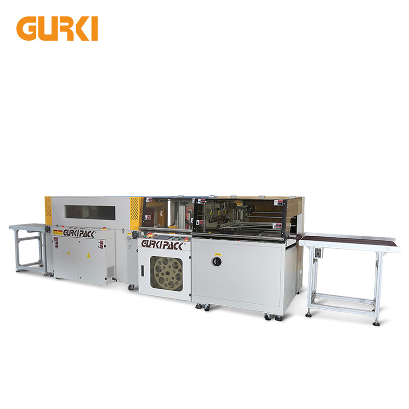 Warmte Tunnel Automatische Krimpfolie Machine | Gurki GPL-5545D + GPS-5030LW