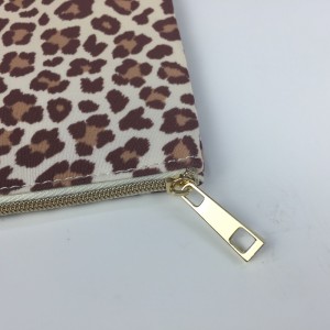 Gerecycleerde fasion cosmetische tas met rits