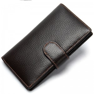 HD0827 - Factory OEM Portefeuilles van echt rundleder van echt leer voor heren