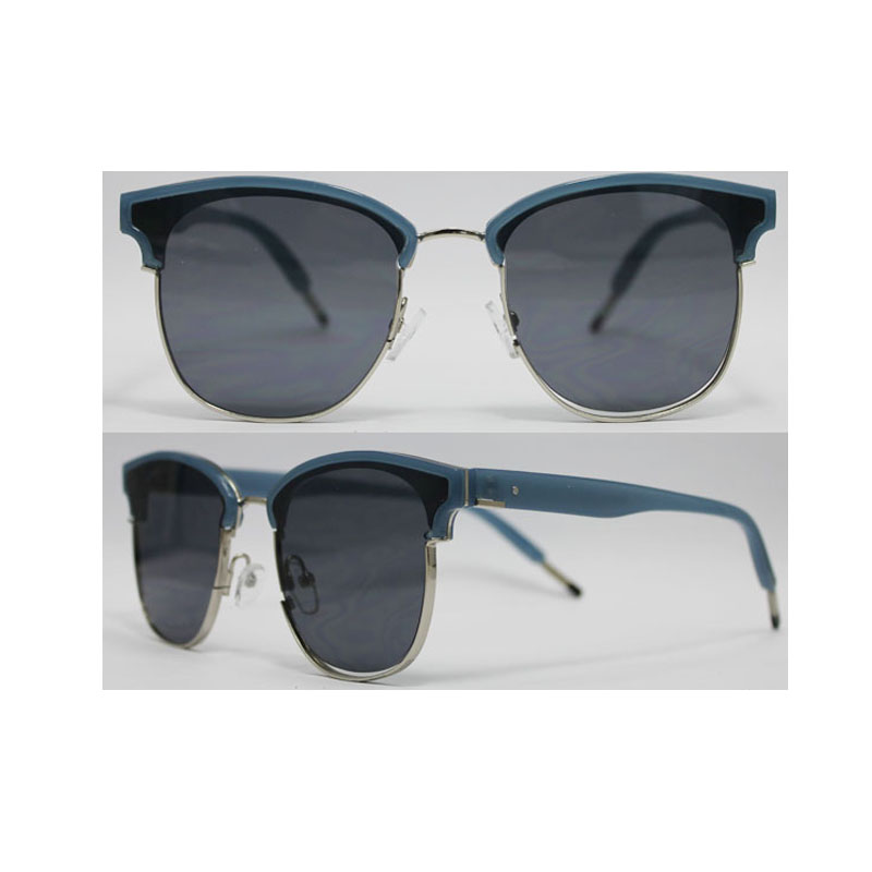 PC-zonnebrillen voor heren, combinatieframe, UV 400-lens, OEM-bestellingen zijn welkom