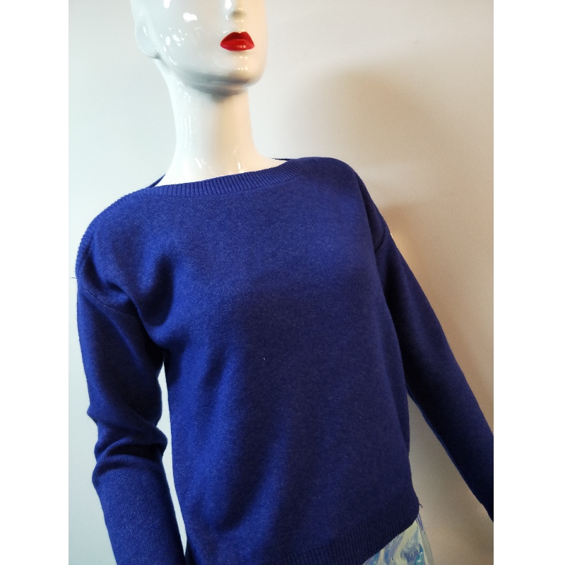 PURE COLLETION BLAUWE SWEATER RLWS0125F