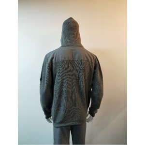 GRIJS HOODED SWEATER RLMS0004F