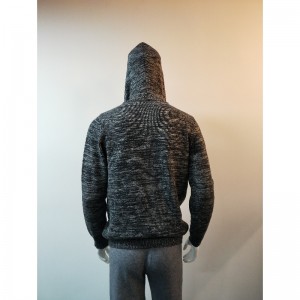 GRIJZE HOODED MAN SWEATER RLMS0005F