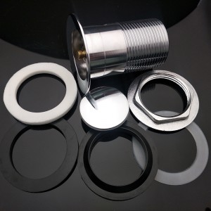 Luxe stijl messing wasbak afval voor hotel