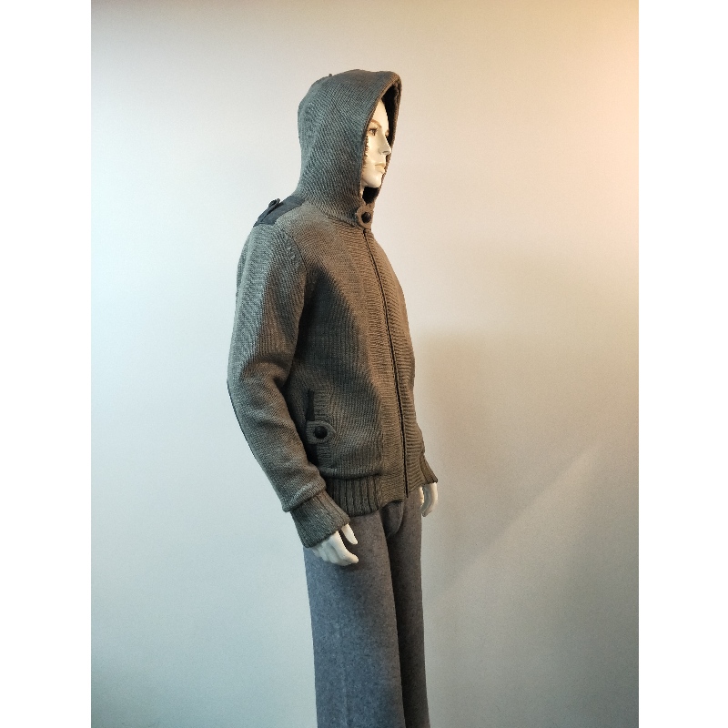 GRIJZE HOODED SWEATERJAS RLMS0069F