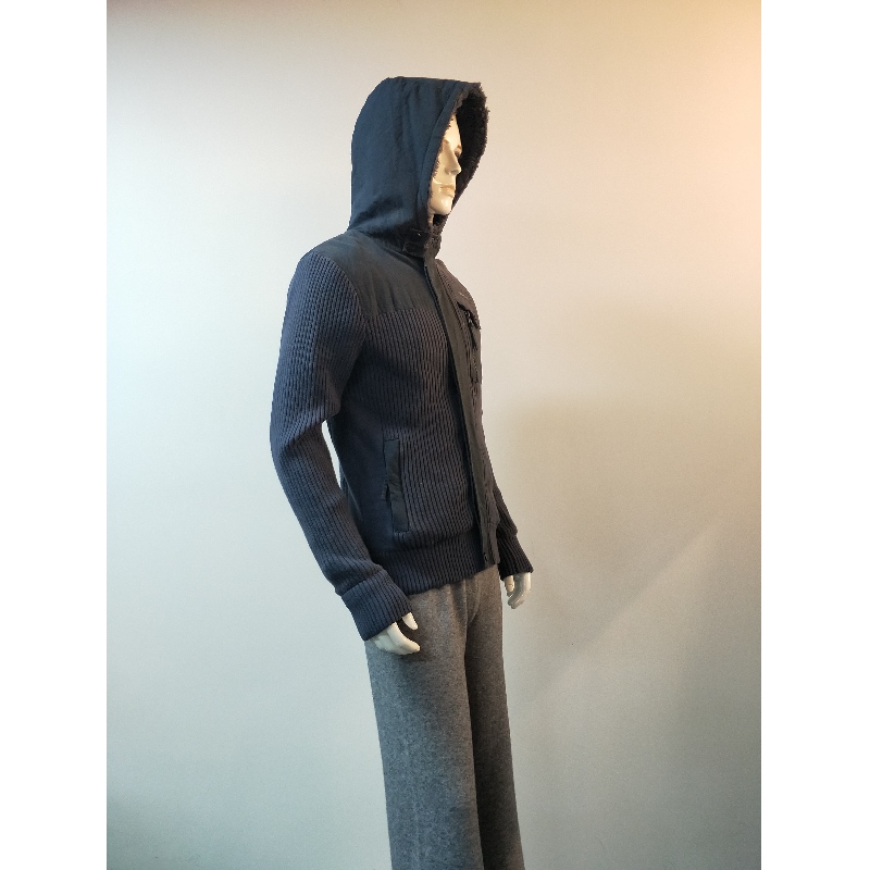 MARINE HOODED SWEATERCOAT RLMS0070F