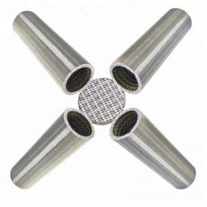 1, 2, 5, 10, 20, 30, 40, 60 micron roestvrij staal gesinterd gaas