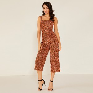 Dames Mooie Boho jumpsuit van hoge kwaliteit met wijde pijpen