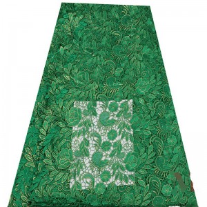 Hete verkoop bruidsjurk 3d geborduurde kantstof voor dames