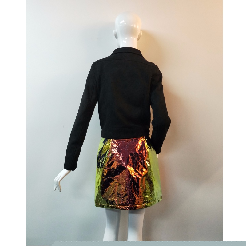 ZWART DAMES SUEDETTEJAS RLWSJ0003N