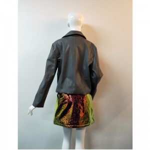 ZWART PU FIETSJAS RLWPJ0014N