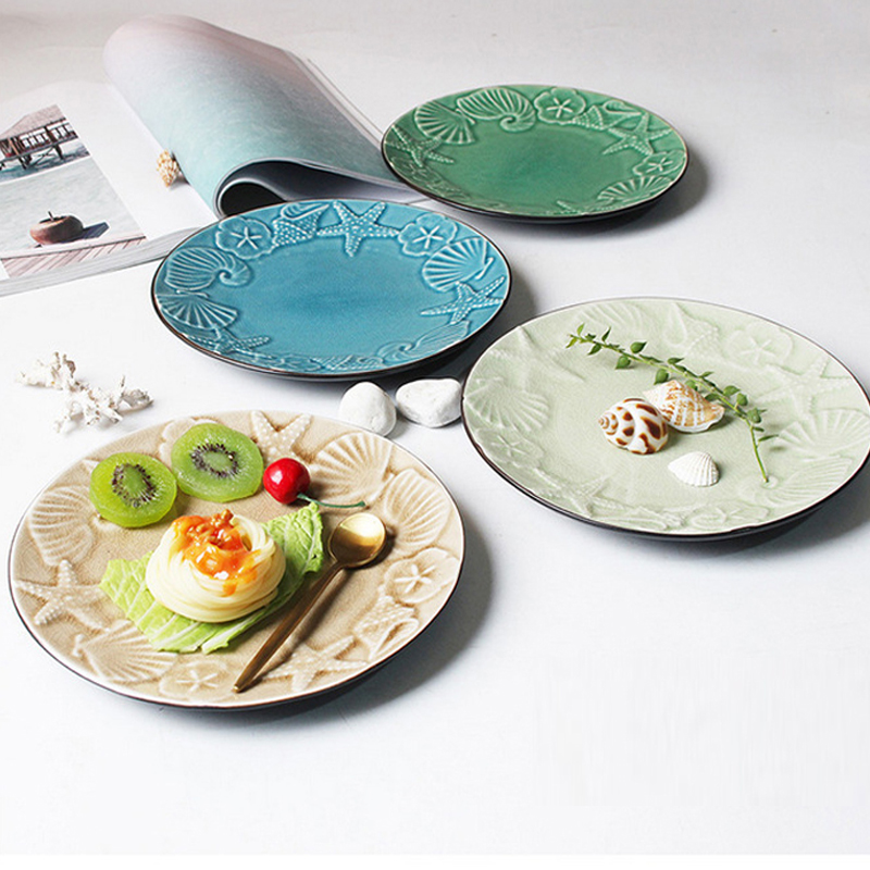Elegant uiterlijk 100% melamine platen, porseleinen plaat restaurant, gedrukte monsterplaat