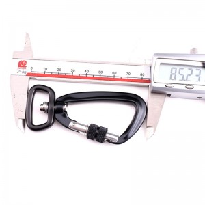 Outdoor haak klimmen camping hoofdslot karabijnhaak bergbeklimmen gesp multifunctionele bergbeklimmen gesp outdoor quick vangst quick fall apparatuur veiligheidsslot met haak dier hond CLIPS luchtvaart aluminium