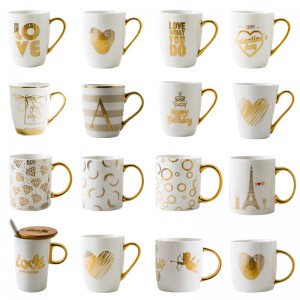 Hoge kwaliteit Costom LOGO witte keramische koffiemok