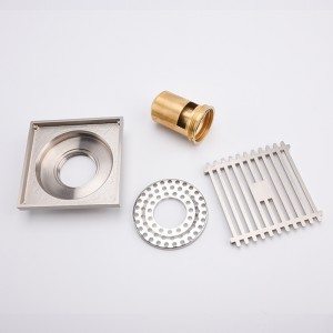 Wasvloer vloer val rooster decoratieve badkamer wastafel afvoer deksels